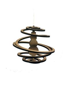 Kugel Swirl Schneemann