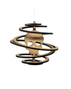 Kugel Swirl Totenkopf